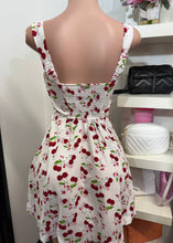 Load image into Gallery viewer, CHERRY BLOSSOM LINEN DRESS
