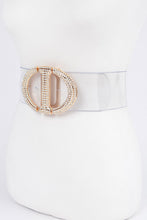 Load image into Gallery viewer, DIAMOND PLATED CLEAR BELT (PLUS SIZE)
