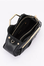 Load image into Gallery viewer, LEATHER METAL HANDLE BAG
