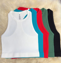 Load image into Gallery viewer, RIBBED CROP TOP
