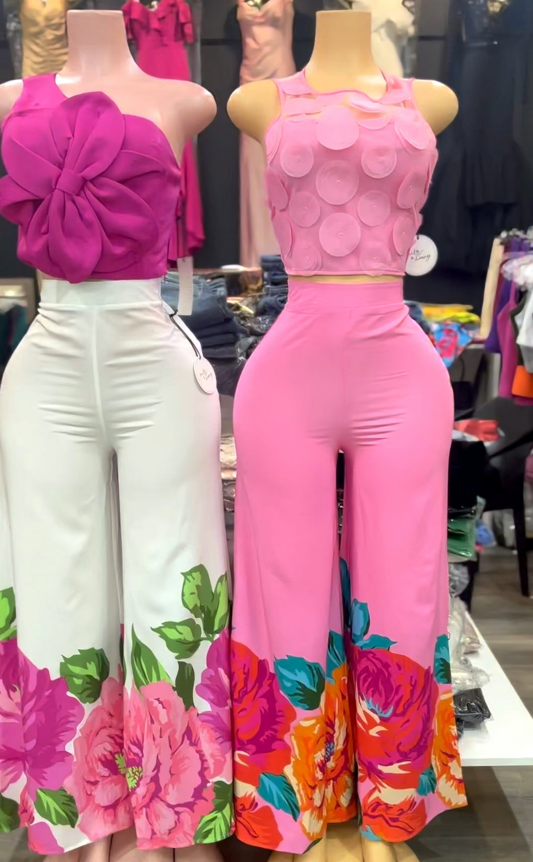 FLORAL PALAZZO PANTS