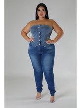 Load image into Gallery viewer, PLAY GIRL DENIM TOP
