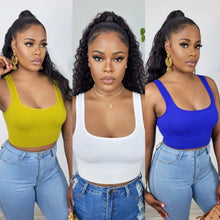 Load image into Gallery viewer, RIBBED CROP TOP
