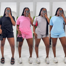 Load image into Gallery viewer, COZY CHILL SHORT SET
