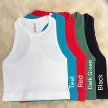 Load image into Gallery viewer, RIBBED CROP TOP
