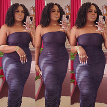 Load image into Gallery viewer, DANIELLE DENIM TUBE DRESS
