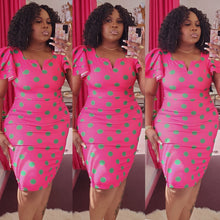 Load image into Gallery viewer, POLKA DOT MIDI DRESS
