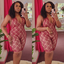 Load image into Gallery viewer, LACE CAPRI JUMPSUIT
