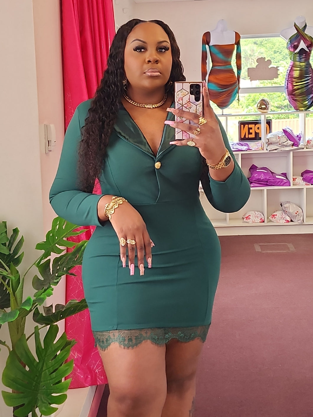 BOSS LADY TUX DRESS