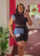 Load image into Gallery viewer, PATCHWORK DENIM SET
