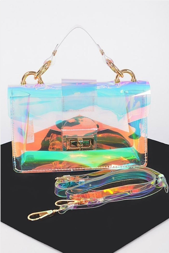 TRANSPARENT SHOULDER BAG