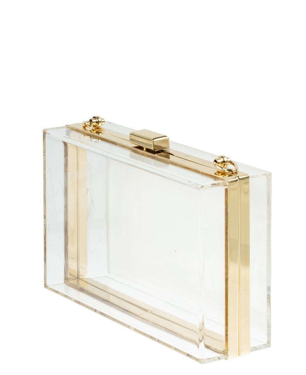 CLEAR GLASS CLUTCH