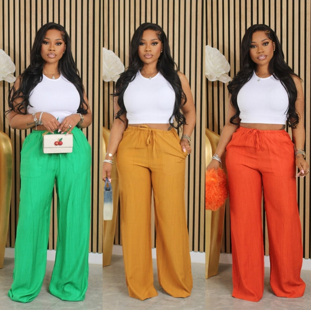 SOFT PALAZZO PANTS