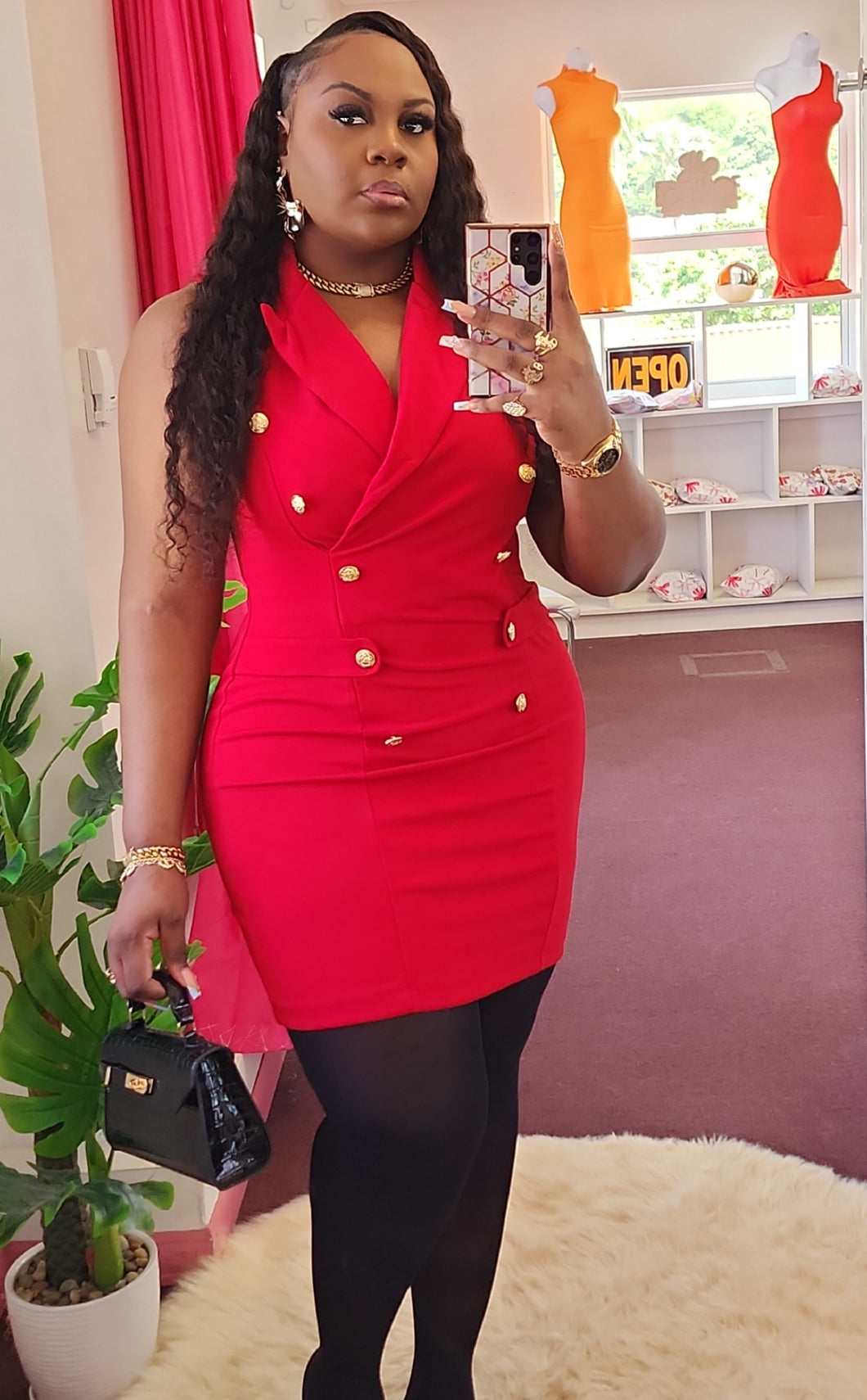 TUXEDO DRESS