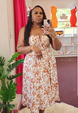 Load image into Gallery viewer, FLORAL CORSET DRESS
