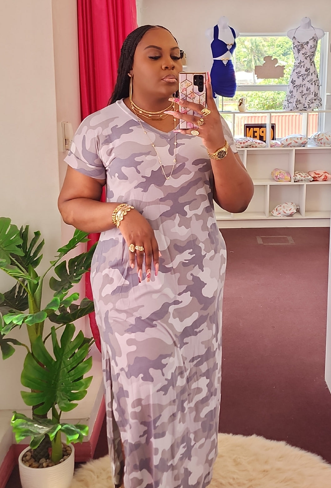 ARMY MAXI DRESS