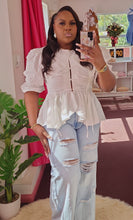 Load image into Gallery viewer, KATIE PEPLUM TOP
