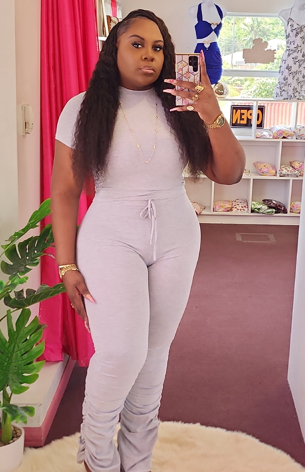 STACKED PANT SET