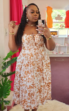 Load image into Gallery viewer, FLORAL CORSET DRESS
