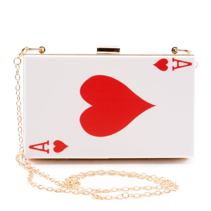 ACE OF HEARTS CLUTCH