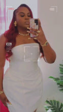 Load and play video in Gallery viewer, LACE UP CORSET MINI DRESS
