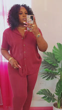Load and play video in Gallery viewer, LOUNGING RIBBED SET
