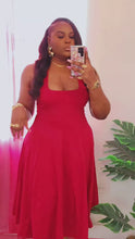 Load and play video in Gallery viewer, A-LINE MIDI DRESS

