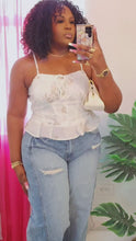 Load and play video in Gallery viewer, ROSA PEPLUM TOP
