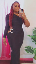 Load and play video in Gallery viewer, SUCH A TEASE ONE SHOULDER MAXI DRESS
