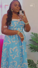Load and play video in Gallery viewer, BLUSHING PETALS MIDI DRESS
