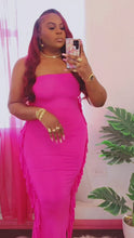 Load and play video in Gallery viewer, FRINGE MAXI DRESS
