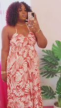 Load and play video in Gallery viewer, CASHA LINEN MAXI DRESS
